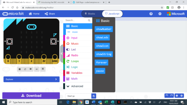 microbit java basics